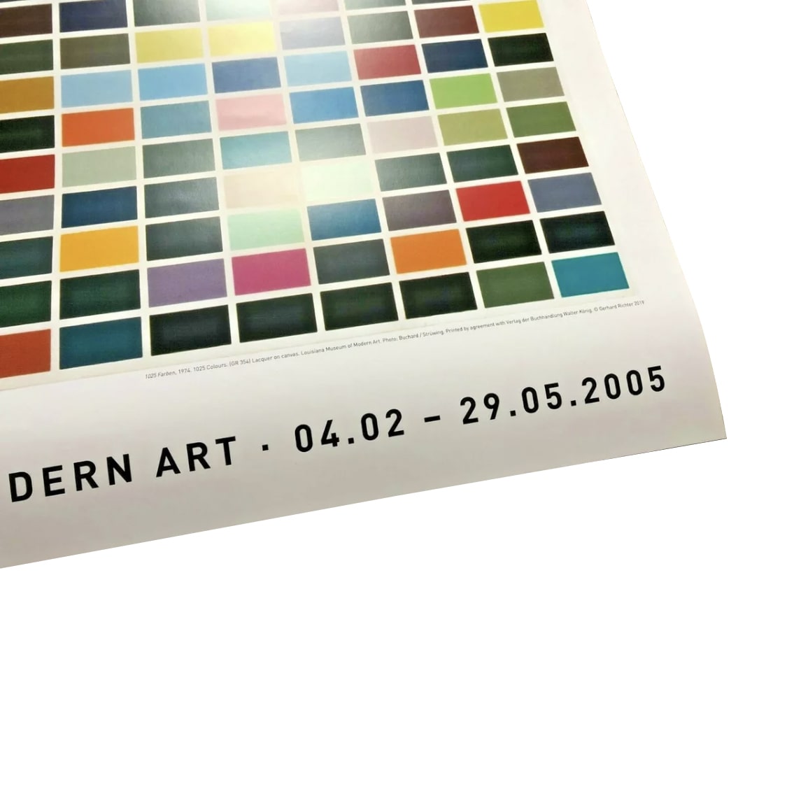 Gerhard Richter 1025 Colours (1025 Farben) Original Exhibition Postter